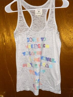 Forever 21  Tank with Pastel Multicolor Graphic